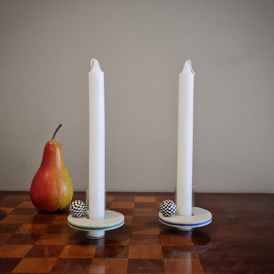 Clac Clac Candle Holder - Forest Green | Granite Stone - Clac Clac Design