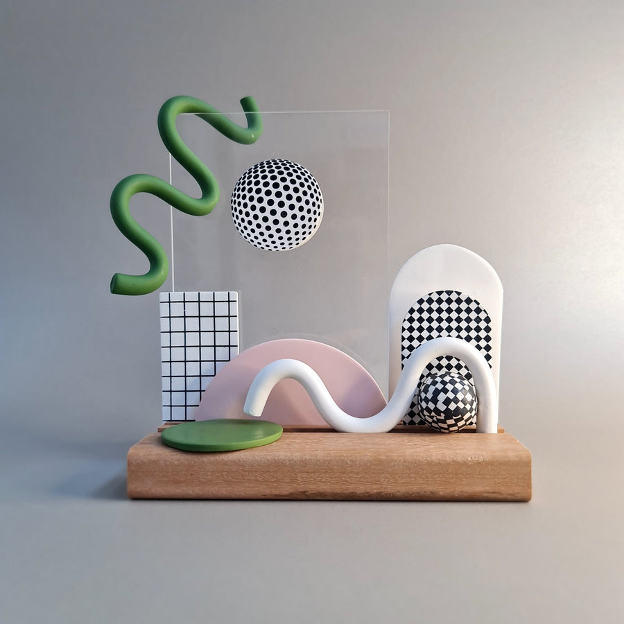 Clay Art - Mini Sculpture - Outburst | Moss Green - Clac Clac Design