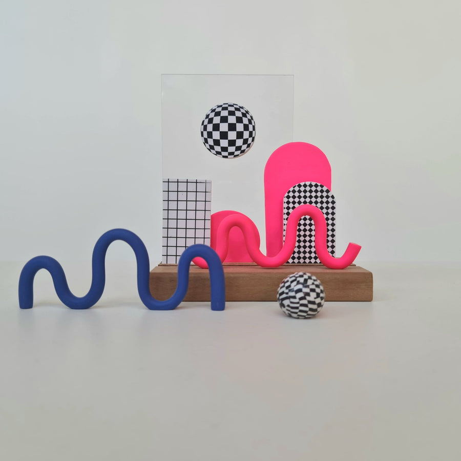 Clay Art - Mini Sculpture - Outburst | Neon Pink - Clac Clac Design