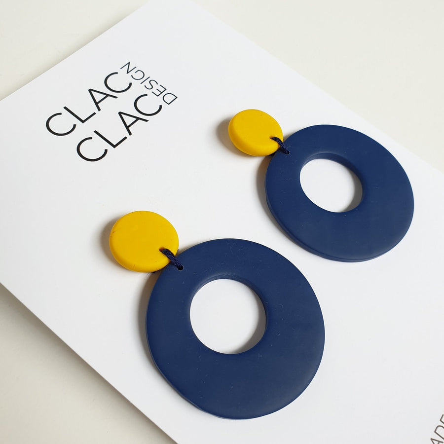 Peggy Donuts YELLOW & NAVY (L) - Clac Clac Design